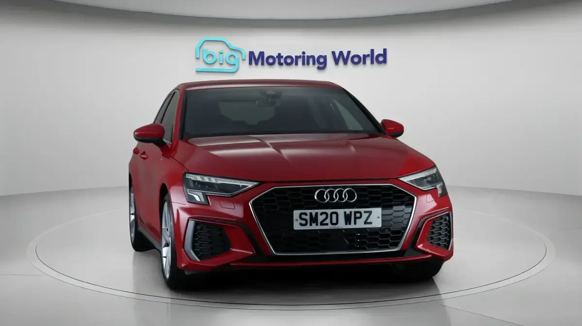 Used Audi A3 S-Line 148 HP (108 kW) 2020 Red Sedan