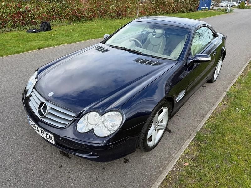 Used Mercedes SL350 2004 Blue Cabriolet