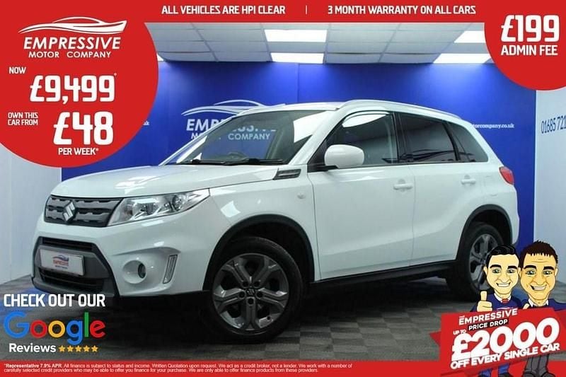 White Used 2018 Suzuki Vitara SZ-T SUV | £9,499 (Fair price) - Image 1/4
