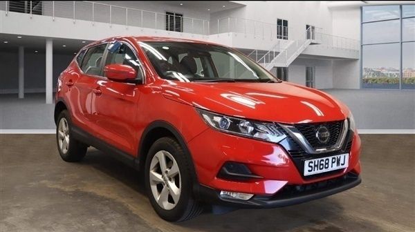 Red Used 2018 Nissan Qashqai Acenta Premium SUV | £8,695 (Fair price) - Image 1/1