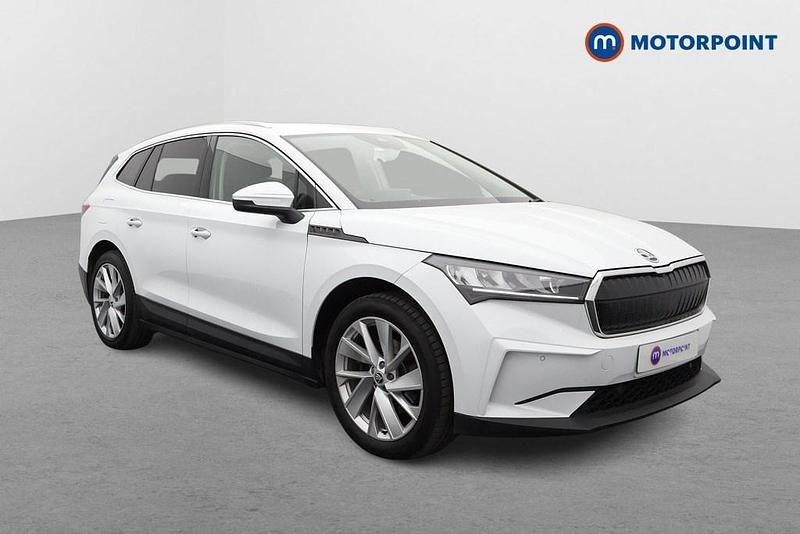 White Used 2023 Skoda Enyaq iV ecoSuite SUV | £23,999 (Fair price) - Image 1/4