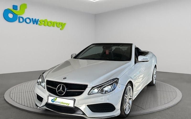 Usado Mercedes E350 AMG line 258 CV (189 kW) 2016 Blanco Descapotable
