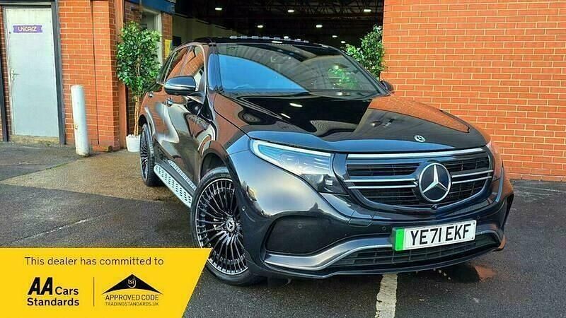 Used Mercedes EQC400 AMG line 300 kW (408 HP) 2022 Black SUV