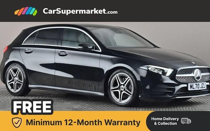 Used Mercedes A220 AMG line 190 HP (139 kW) 2020 Black Hatchback
