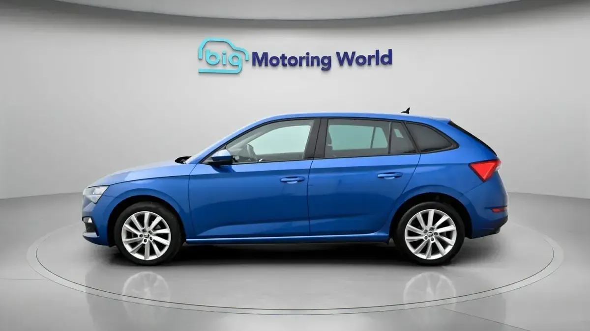 Used Skoda Scala SE L 110 HP (80 kW) 2023 Blue Hatchback