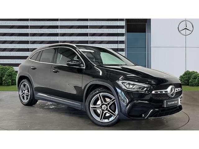 Black Used 2022 Mercedes GLA200 AMG line SUV | £23,477 (Fair price) - Image 1/4