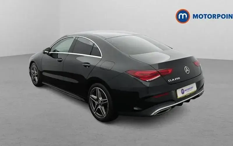 Used Mercedes CLA250 AMG line 224 HP (164 kW) 2021 Black Coupe