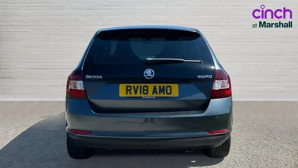 Used Skoda Rapid Sport 110 HP (80 kW) 2018 Grey Hatchback