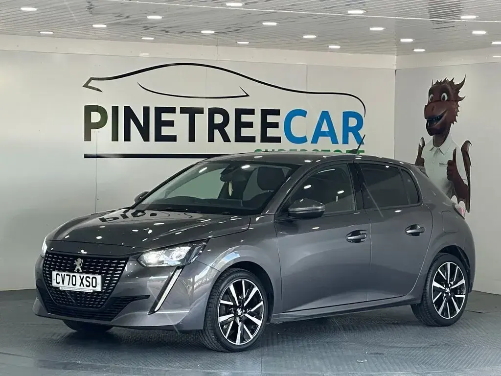 Usado Peugeot 208 Allure Premium 75 HP (55 kW) 2020 Cinzento Citadino