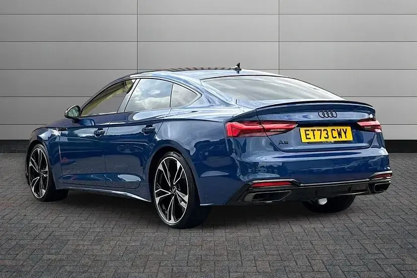 Used Audi A5 Sportback Black Edition 148 HP (108 kW) 2024 Ascari blue Hatchback