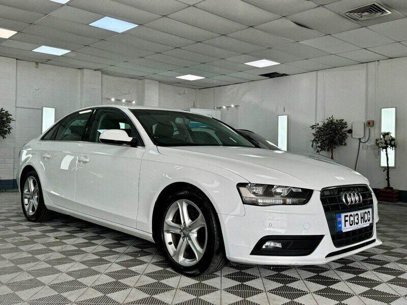 White Used 2013 Audi A4 Design Sedan | £4,991 (Fair price) - Image 1/3