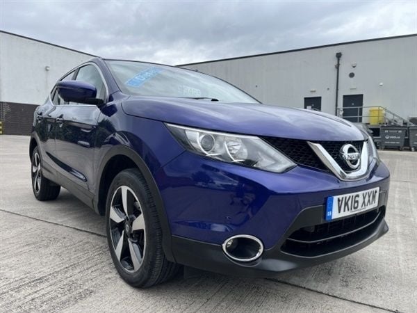 Blue Used 2016 Nissan Qashqai N-TEC SUV | £9,495 (Fair price) - Image 1/1