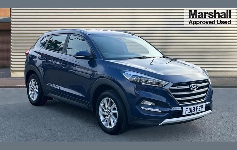 Used Hyundai Tucson SE 129 HP (94 kW) 2018 Blue SUV