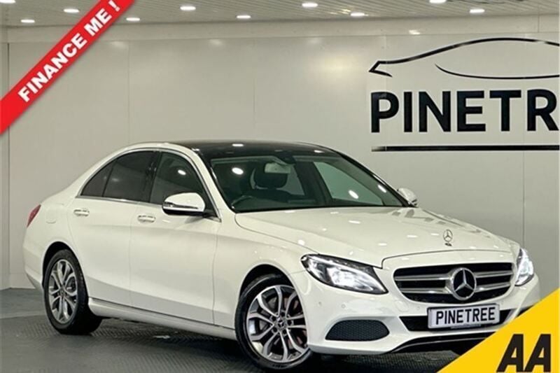 White Used 2018 Mercedes C250 Premium Sedan | £14,299 (Super price) - Image 1/4