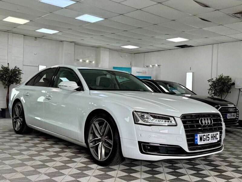 White Used 2015 Audi A8 Sport Sedan | £17,991 (A bit pricey) - Image 1/4
