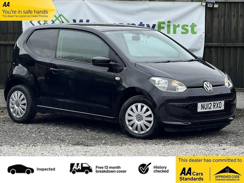 Black Used 2012 VW up! move up! Hatchback | £3,895 (Fair price) - Image 1/3