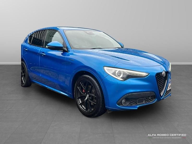 Blue Used 2021 Alfa Romeo Stelvio Veloce SUV | £24,699 (Fair price) - Image 1/4