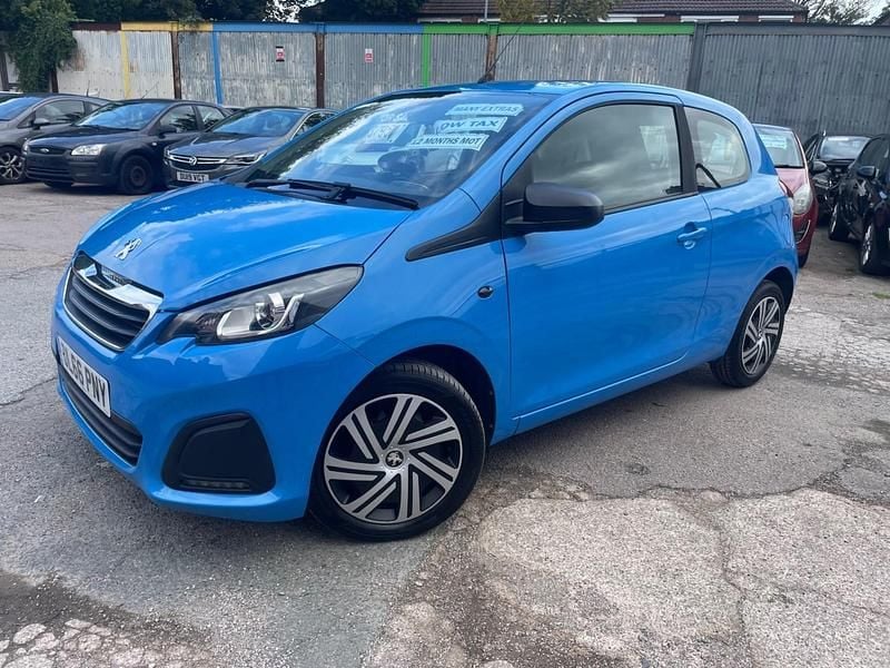 Blue Used 2016 Peugeot 108 Active Hatchback | £3,795 (Fair price) - Image 1/4