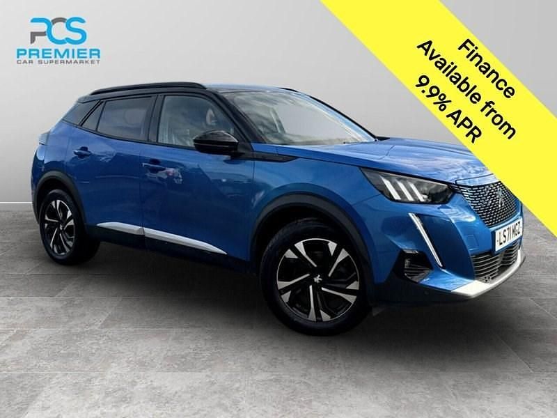 Blue Used 2021 Peugeot e-2008 GTi SUV | £11,995 (Fair price) - Image 1/3