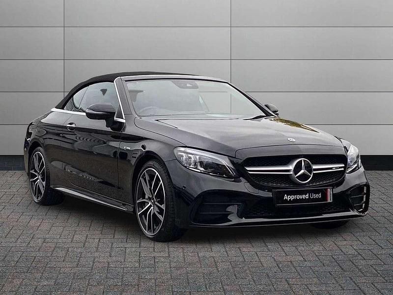 Black Used 2023 Mercedes C43 AMG Premium Plus Cabriolet | £42,395 (Fair price) - Image 1/4