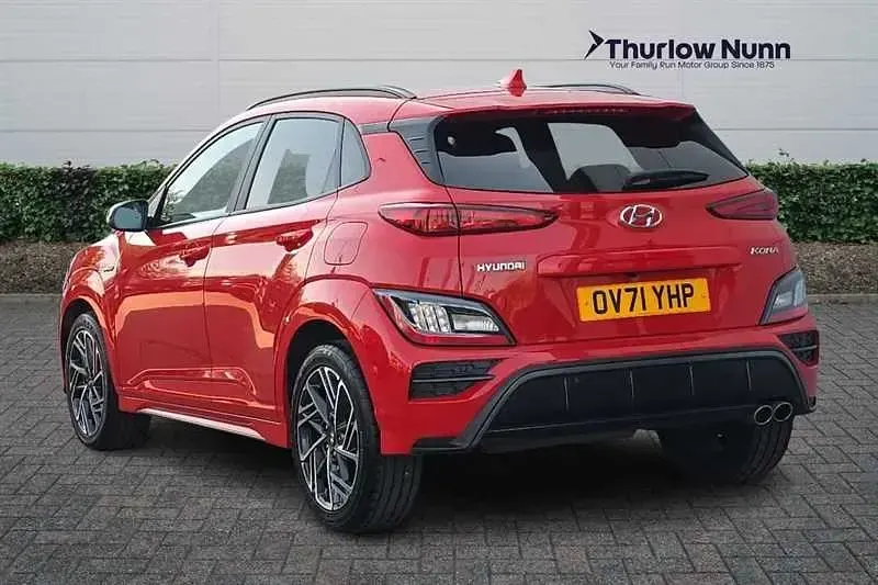 Second-hand Hyundai Kona N Line 120 CP (88 kW) 2021 Roșu SUV