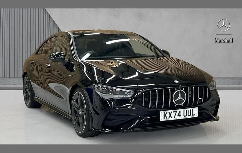 Black Used 2024 Mercedes CLA35 AMG Premium Plus Coupe | £40,290 (Fair price) - Image 1/4