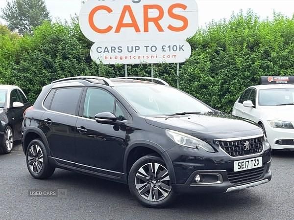 Black Used 2017 Peugeot 2008 Allure SUV | £5,795 (A bit pricey) - Image 1/4