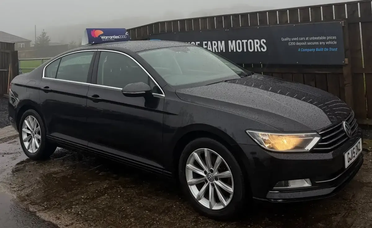 Used VW Passat SE 120 HP (88 kW) 2015 Black Sedan