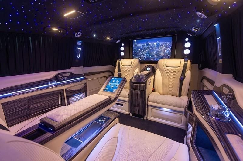 Black New 2024 Mercedes V300 Exclusive MPV | £215,000 - Image 1/4