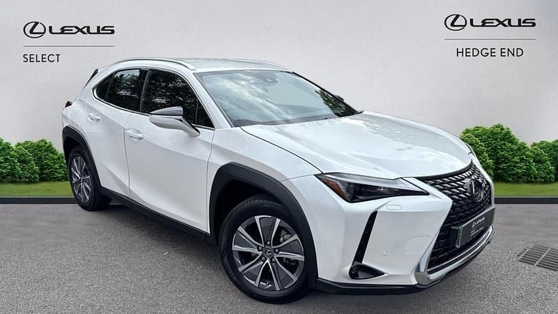 Sonic white Used 2025 Lexus UX 300e SUV | £26,444 - Image 1/4