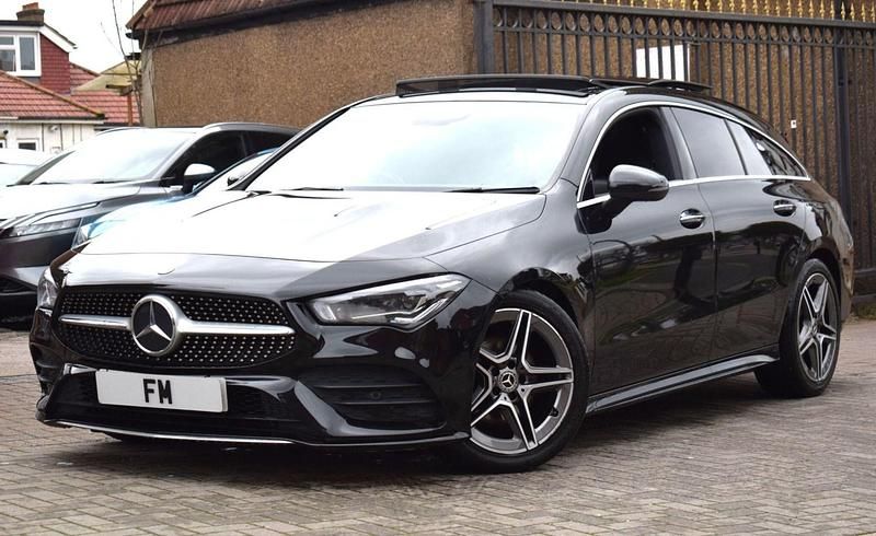 Used Mercedes CLA180 Shooting Brake AMG line 2020 Black Estate