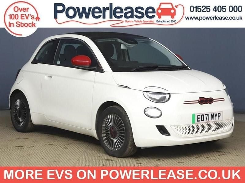 Used Fiat 500e Red 86 kW (118 HP) 2022 White Cabriolet