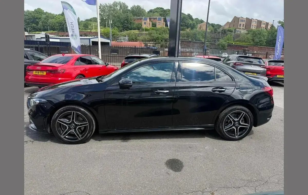 Used Mercedes A250 AMG Line Premium Plus 214 HP (157 kW) 2021 Black Sedan