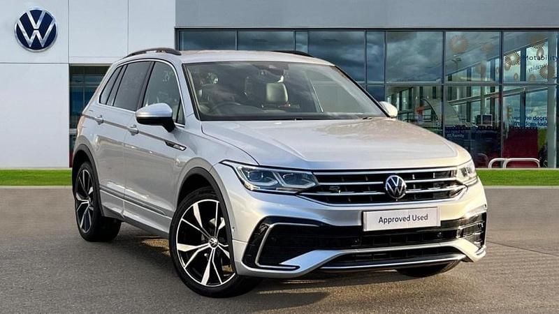 Silver Used 2022 VW Tiguan R-line SUV | £24,802 (Fair price) - Image 1/4