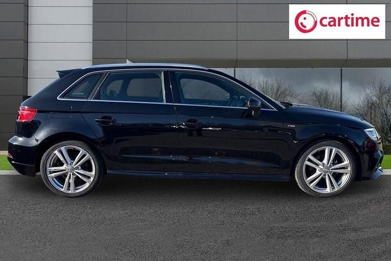 Used Audi A3 Sportback S-Line 150 HP (110 kW) 2018 Black Hatchback