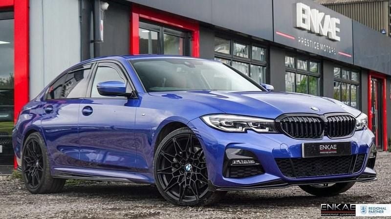Blue Used 2019 BMW 330e M Sport Sedan | £21,995 (A bit pricey) - Image 1/4