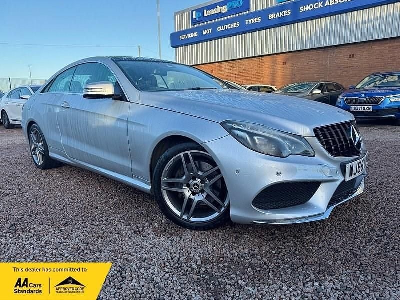 Used Mercedes E350 AMG line 2015 Silver Coupe