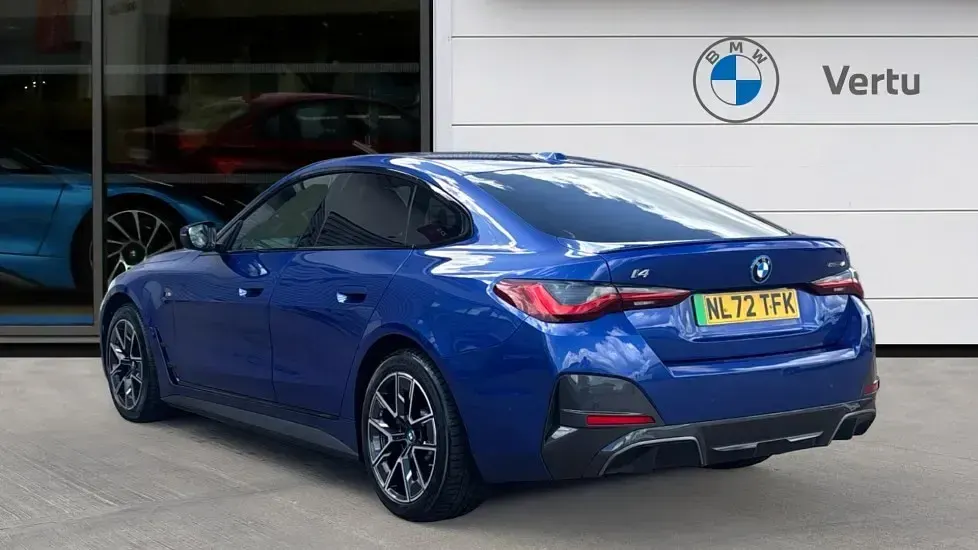 Used BMW i4 M Sport 250 kW (340 HP) 2022 Blue Sedan