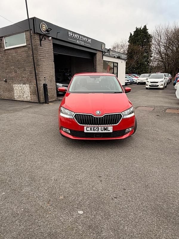 Used Skoda Fabia SE 75 HP (55 kW) 2019 Red Hatchback