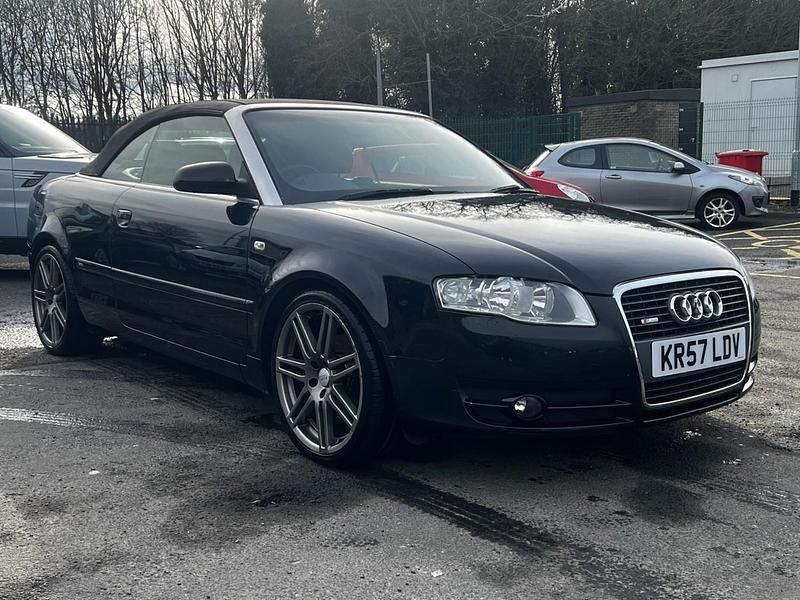 Used Audi A4 Cabriolet S-Line 2008 Black Cabriolet