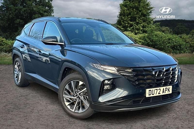 Blue Used 2022 Hyundai Tucson Premium SUV | £18,799 (Fair price) - Image 1/4