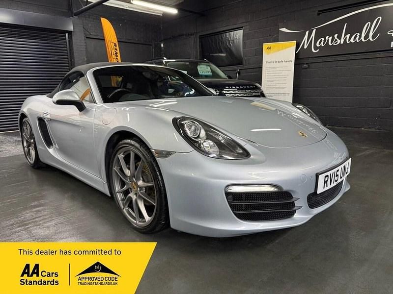 Silver Used 2015 Porsche Boxster Cabriolet | £26,299 (Fair price) - Image 1/3