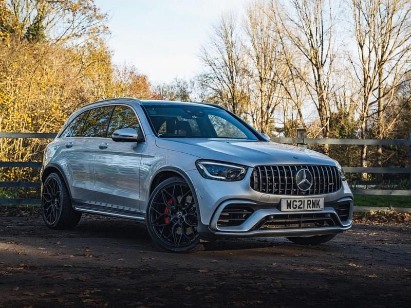 Silver Used 2021 Mercedes GLC63 AMG Premium Plus Estate | £54,950 (Fair price) - Image 1/4