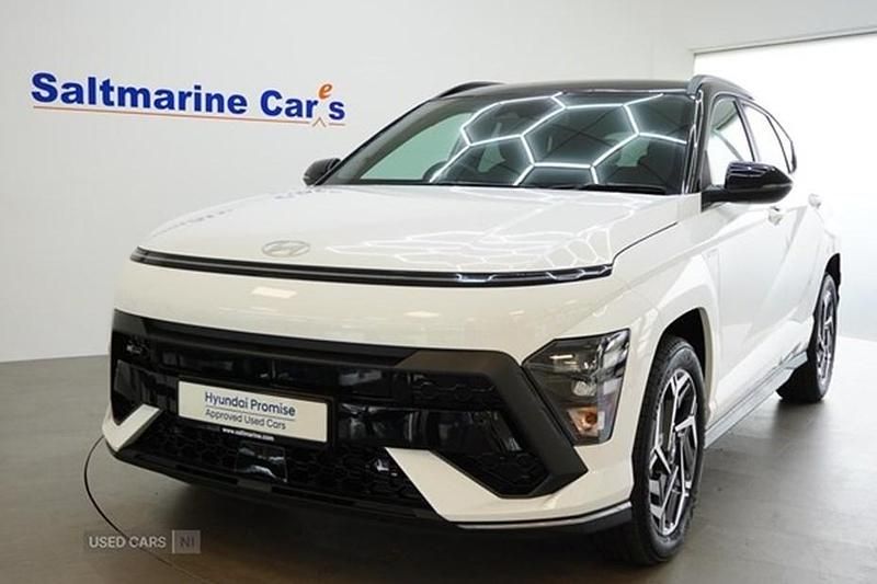 White New 2025 Hyundai Kona N Line SUV | £27,905 (Fair price) - Image 1/1