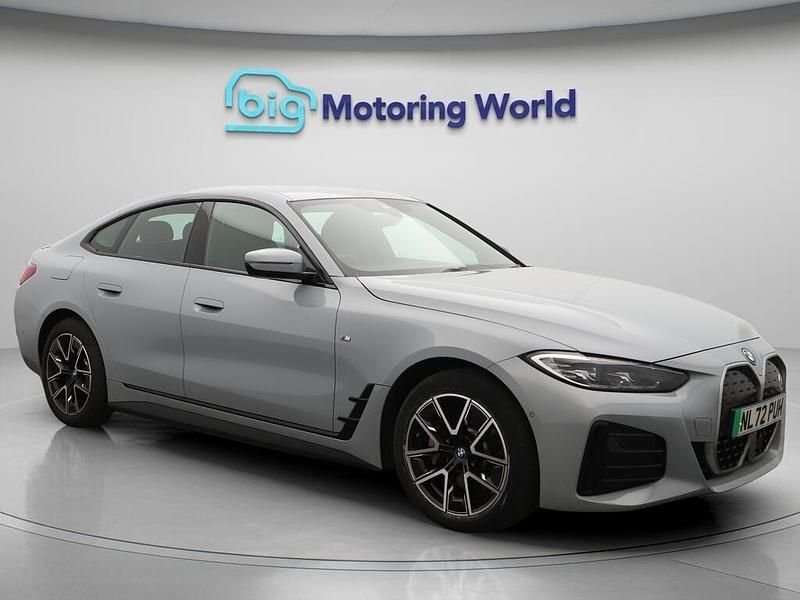 Grey Used 2022 BMW i4 M Sport Sedan | £27,400 (Fair price) - Image 1/4