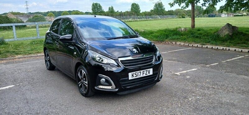 Black Used 2017 Peugeot 108 GT-line Hatchback | £3,695 (Super price) - Image 1/4