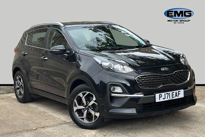 Phantom black Used 2021 Kia Sportage 2 SUV | £15,585 (Good price) - Image 1/3