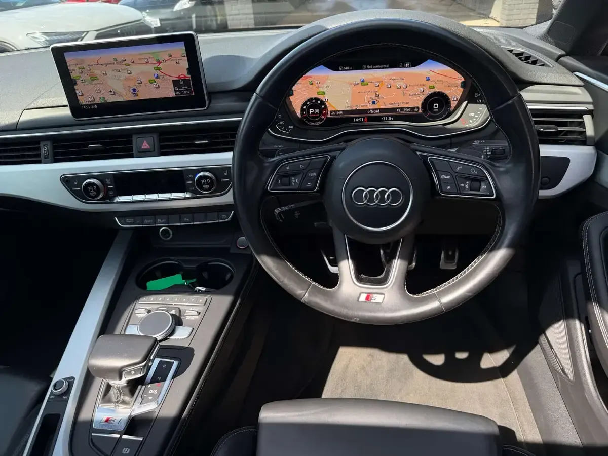Used Audi S5 Comfort 354 HP (260 kW) 2017 Blue Coupe