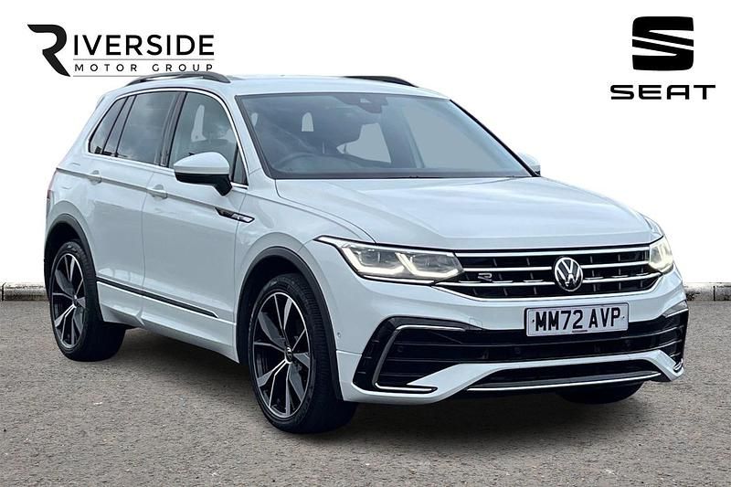Used VW Tiguan R-line 150 HP (110 kW) 2022 Pure white SUV
