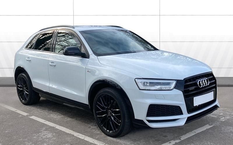 Used Audi Q3 Black Edition 180 HP (132 kW) 2018 White SUV